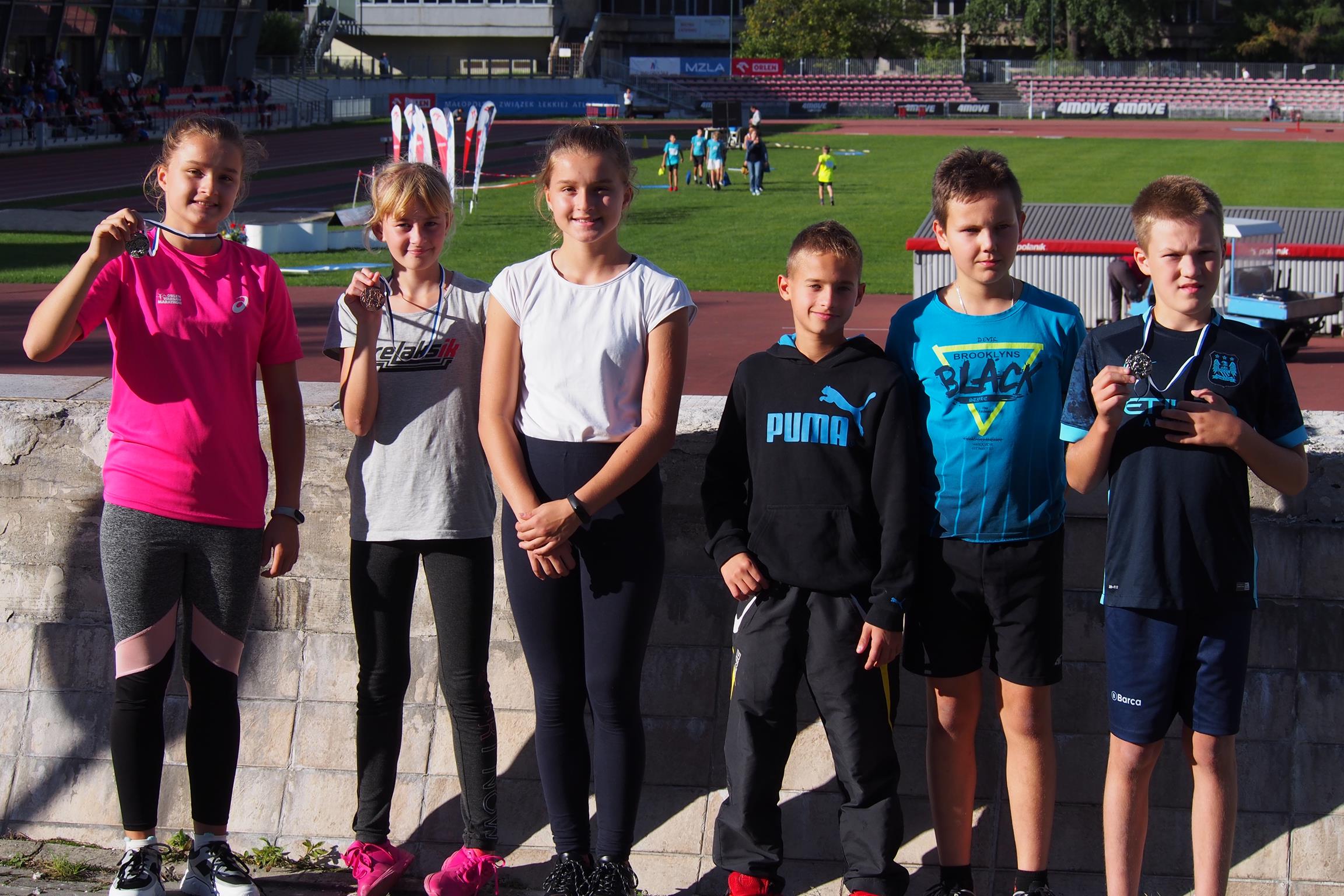 MISTRZOSTWA WOJEWÓDZTWA MAŁOPOLSKIEGO W LEKKIEJ ATLETYCE  4.10.2020r. -  KRAKÓW